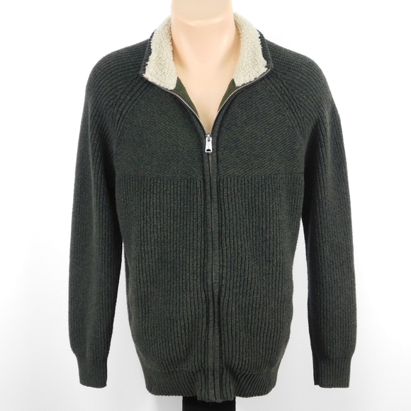Lucky Brand Other - Lucky Brand full zip Sherpa collar sweater. L